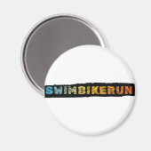 Triatlon-ontwerp Magneet (Voorkant / Achterkant)