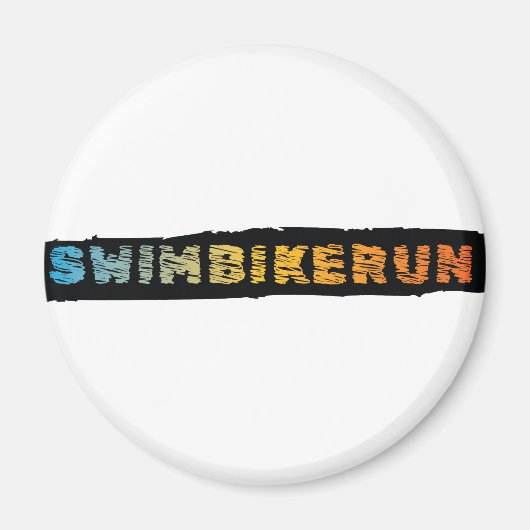 Triatlon-ontwerp Magneet (Voorkant)