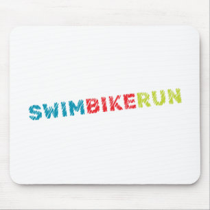 Triatlon-ontwerp Muismat