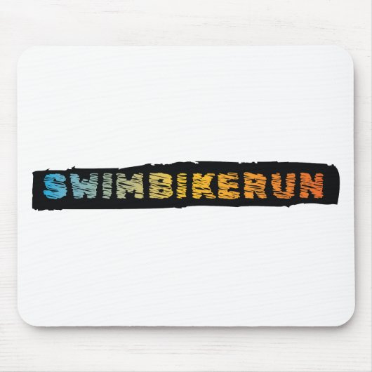 Triatlon-ontwerp Muismat (Voorkant)