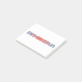 Triatlon-ontwerp Post-it® Notes (Schuin)