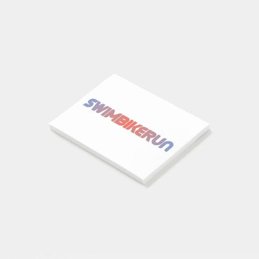 Triatlon-ontwerp Post-it® Notes (Schuin)