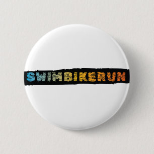 Triatlon-ontwerp Ronde Button 5,7 Cm