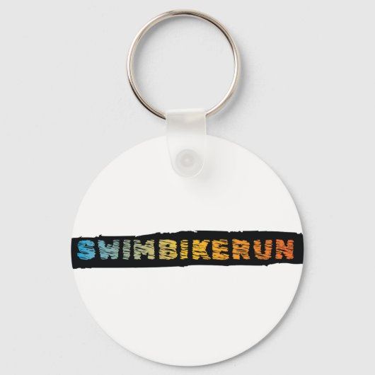 Triatlon-ontwerp Sleutelhanger (Voorkant)