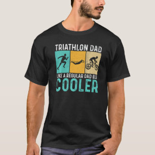 Triatlon pa is een normale vader die veel meer ooi t-shirt
