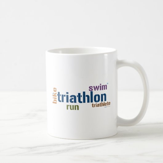 Triatlon-tekst Koffiemok (Rechts)