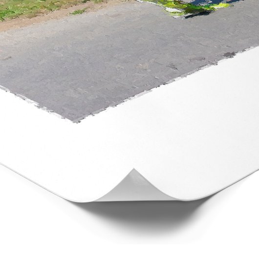 Triatlon Triptych - Schilderen Poster (Hoek)