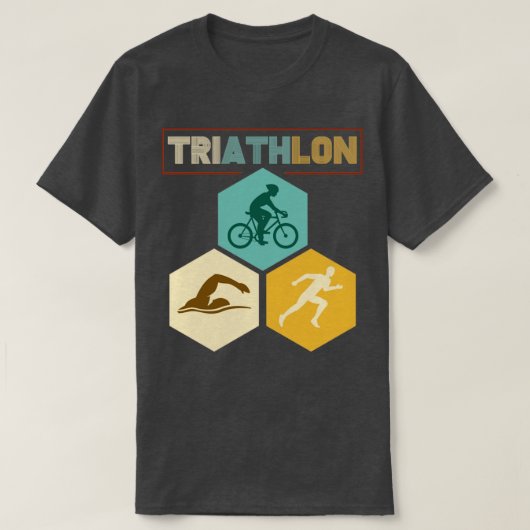 Triatlon voor fietszwemmen t-shirt (Design voorkant)