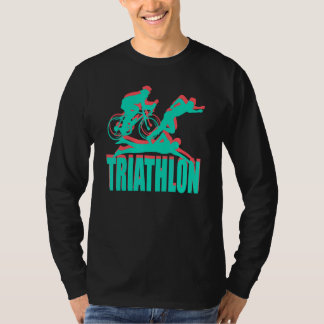 Triatlon Zwemmen Fietsen Lopen Triatlon T-shirt