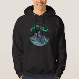 Tribaal Beer Kunst Hoodie Wildlife Art Beer Hoodie