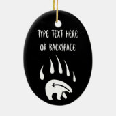 Tribaal Beer Kunst Ornament Aangepast Beer keepomw (Achterkant)