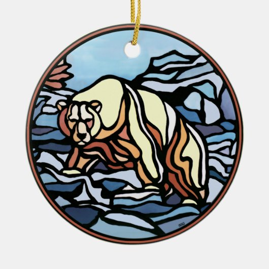 Tribaal Beer Kunst Ornament Beer Keepomwille Beer  (Voorkant)