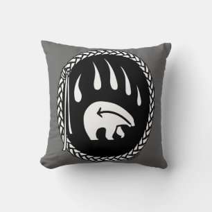 Tribaal Beer Kunst Pillow First Nations Beer Pillo Kussen