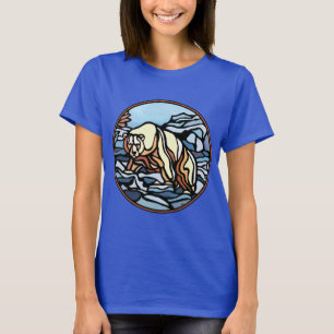Tribaal Beer Kunst T-shirt Wilde Shirten