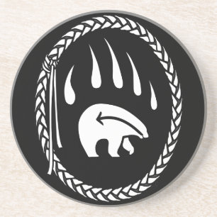 Tribaal Beer Kunststof Drink Onderzetter van het i