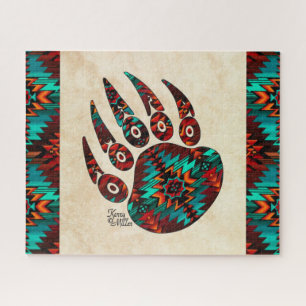 Tribaal Beer Paw Jigzaag Puzzle Legpuzzel