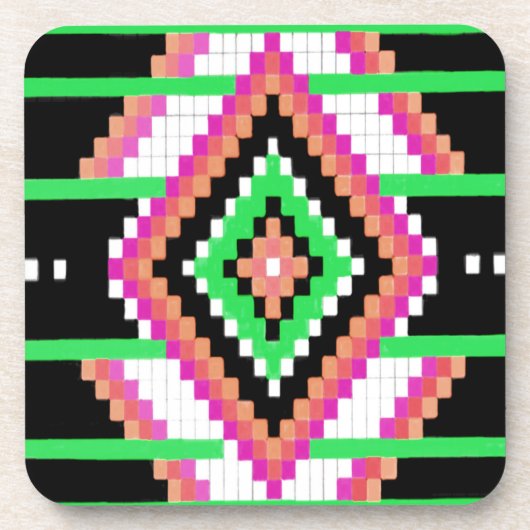 Tribaal Collectie Neon Onderzetters (Voorkant)