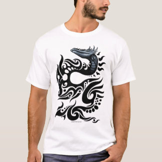 Tribaal drakenontwerp t-shirt