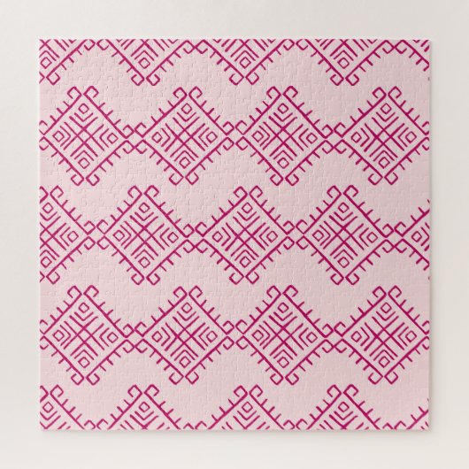 Tribaal etnisch: decoratief  abstract. legpuzzel (Verticaal)