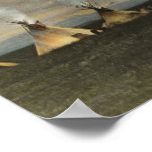 Tribaal kamp van de zwarte Indiërs Poster (Hoek)