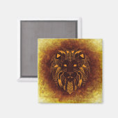 tribaal leeuwenmagneet magneet (Voorkant / Achterkant)