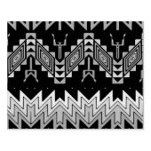 Tribaal ontwerp abstract ontwerp 	rubberstempel (Afrduk)