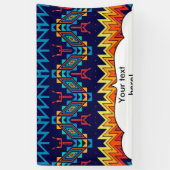 Tribaal ontwerp abstract ontwerp spandoek (Verticaal)