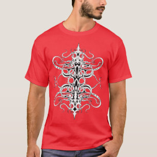 Tribaal ontwerp voor zwart en wit imperium t-shirt