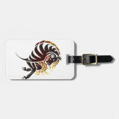Tribaal paard bagagelabel (Voorkant horizontaal)