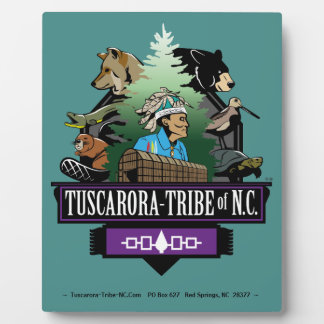 Tribaal plaque van ~Tuscarora Tribe of NC ~ Fotoplaat