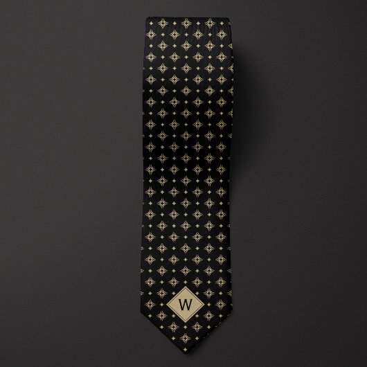Tribaal Tattoo monogram Stropdas