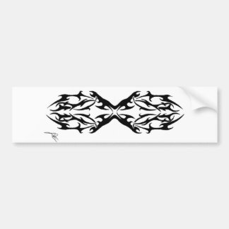 Tribal 1 bumpersticker
