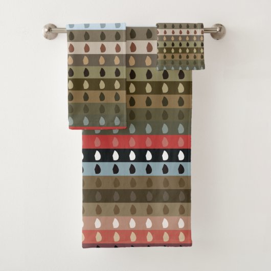 Tribal à rayures colorées (En situation)