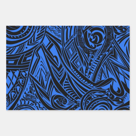 Tribal Abstract Pattern Collectie Inpakpapier Vel (Voorkant 3)