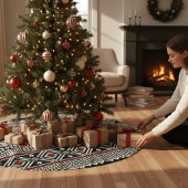 Tribal Abstract Pattern Kerstboom Rok