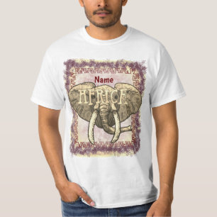 Tribal Africa Elephant t-shirt