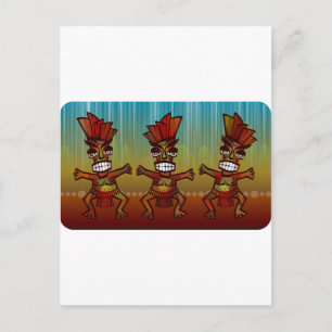 Tribal African Dance Briefkaart