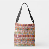 Tribal African Design Crossbody Tas (Voorkant)