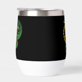 Tribal Alligator Lizard Hugging Sun Monogram (Rechts)