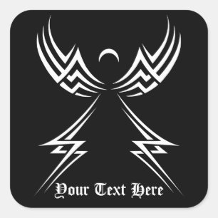 Tribal Angel aangepaste stickers