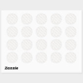 Tribal arrow pattern ronde sticker (Vel)