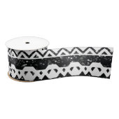 Tribal Aztec Black Glitter White Geometric Shapes Lint (Spoel)