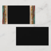 Tribal Aztec Carte de visite de style autochtone (Devant / Derrière)