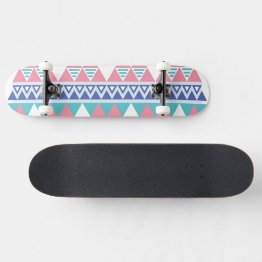 Tribal aztec kleurig patroon skateboard (Horizontaal)