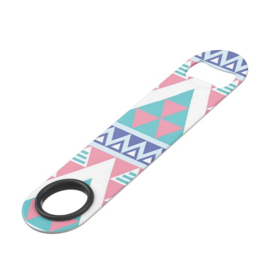 Tribal aztec kleurig patroon speed flessenopener (Voorkant Gekanteld)