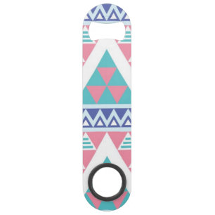 Tribal aztec kleurig patroon speed flessenopener