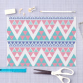 Tribal aztec kleurig patroon tissuepapier (Craft)