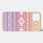 Tribal aztec ombre patroon Case-Mate iPhone case (Achterkant (horizontaal))
