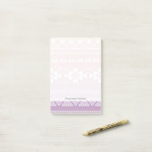 Tribal aztec ombre patroon post-it® notes (Op bureau)