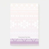 Tribal aztec ombre patroon post-it® notes (Voorkant)